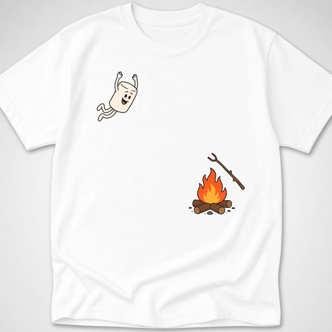 Marshmallow Dive — Youth Tee — White