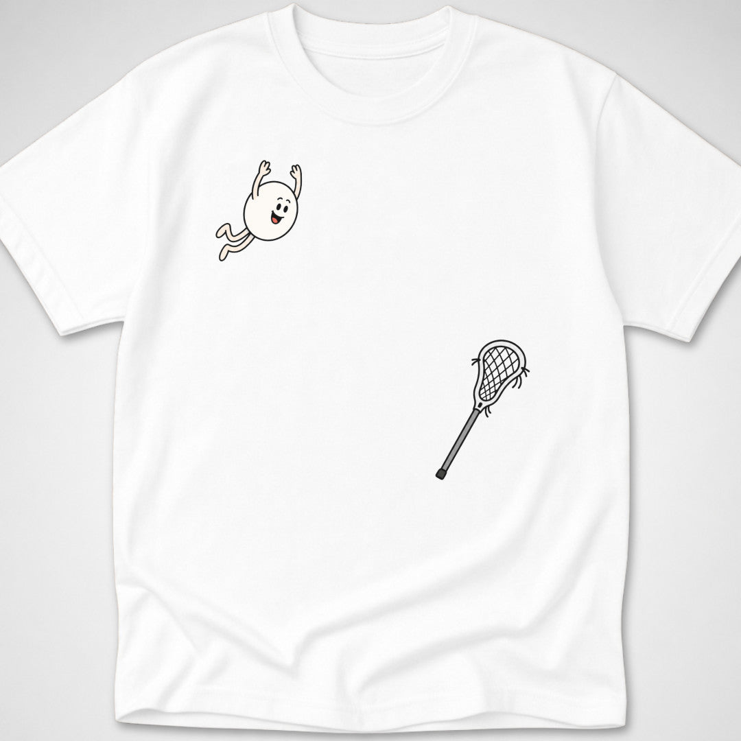 Lacrosse Dive — Youth Tee — White