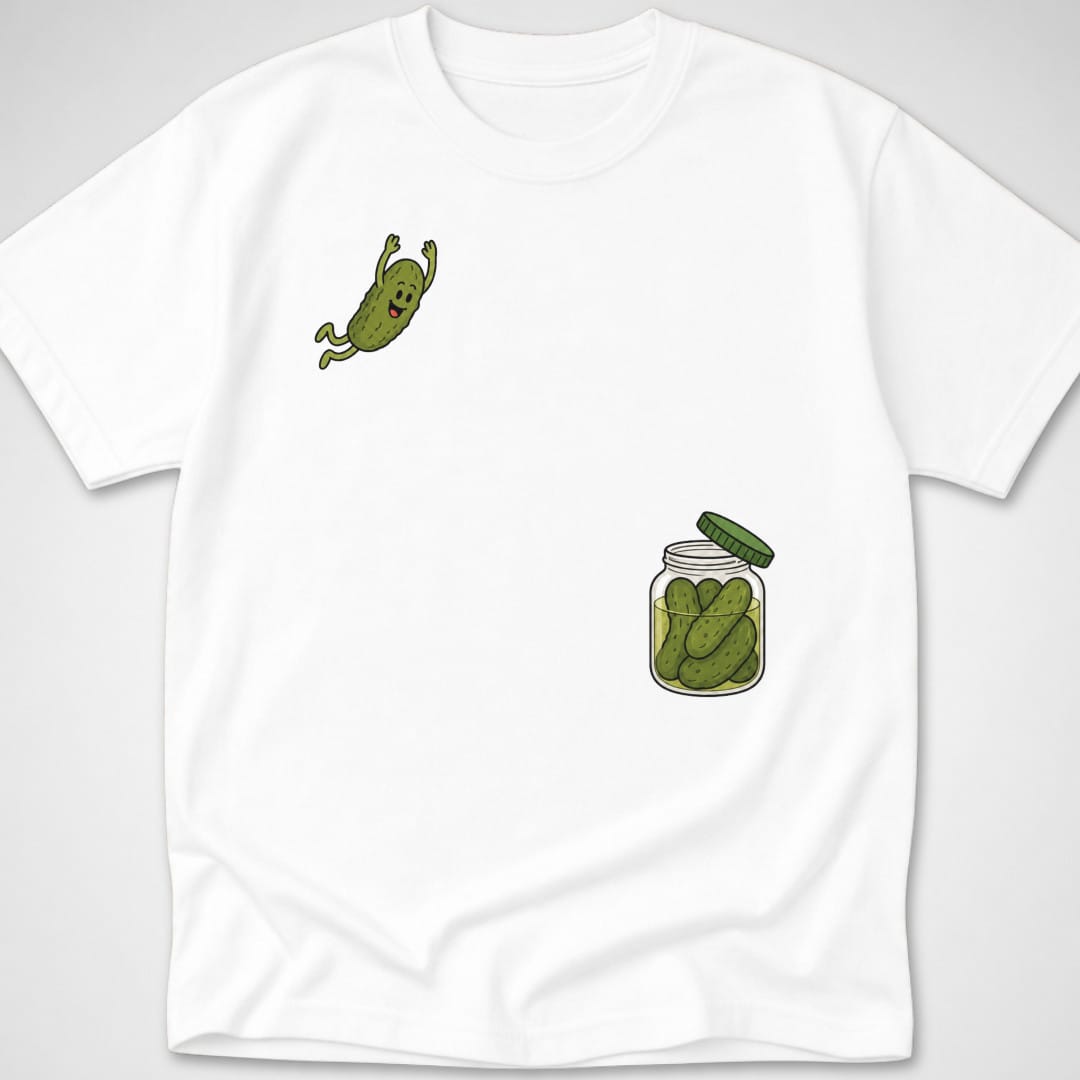 Pickle Dive — Youth Tee — White