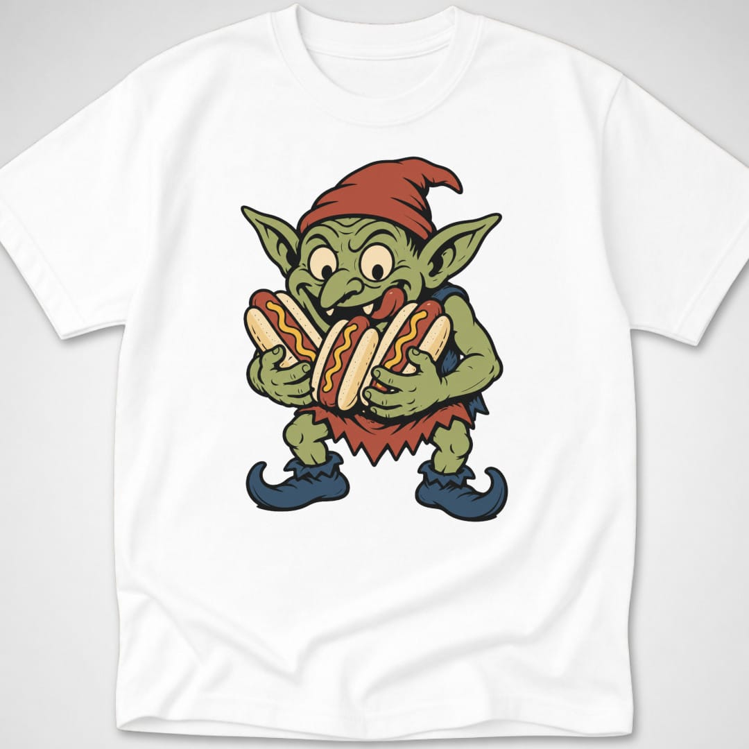 Glizzy Goblin — Youth Tee — White
