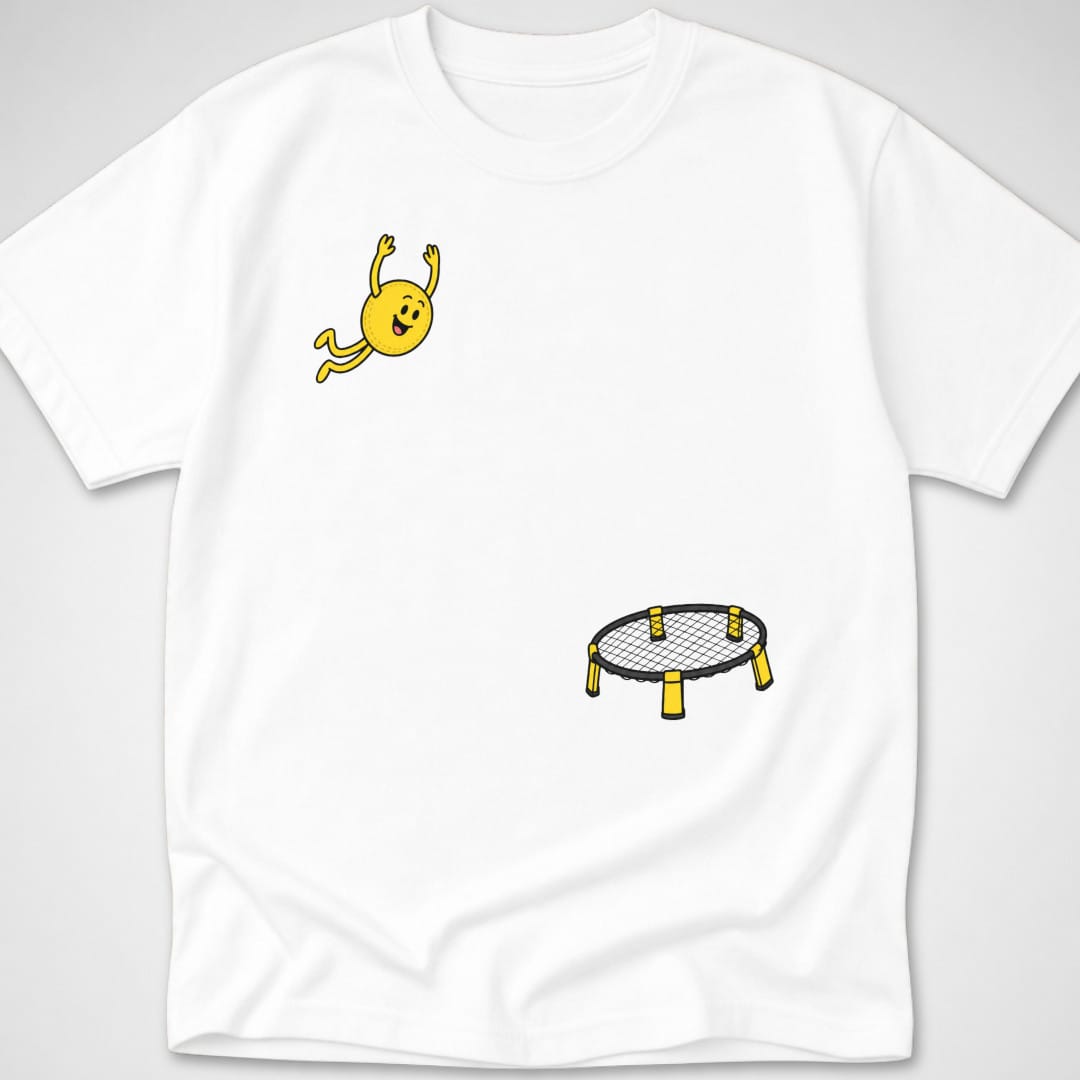 Spikeball Dive — Youth Tee — White