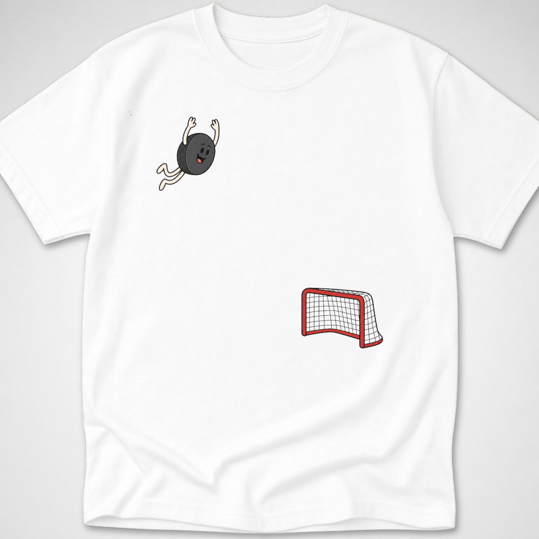Hockey Dive — Youth Tee — White