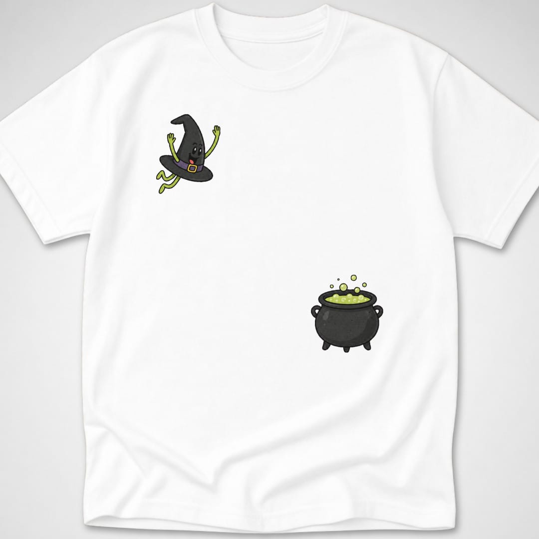 Witch Hat Dive — Youth Tee — White