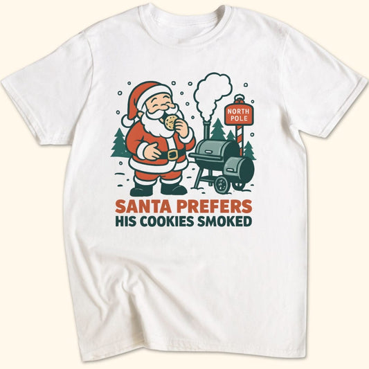 Santa Smoked Cookies T-Shirt