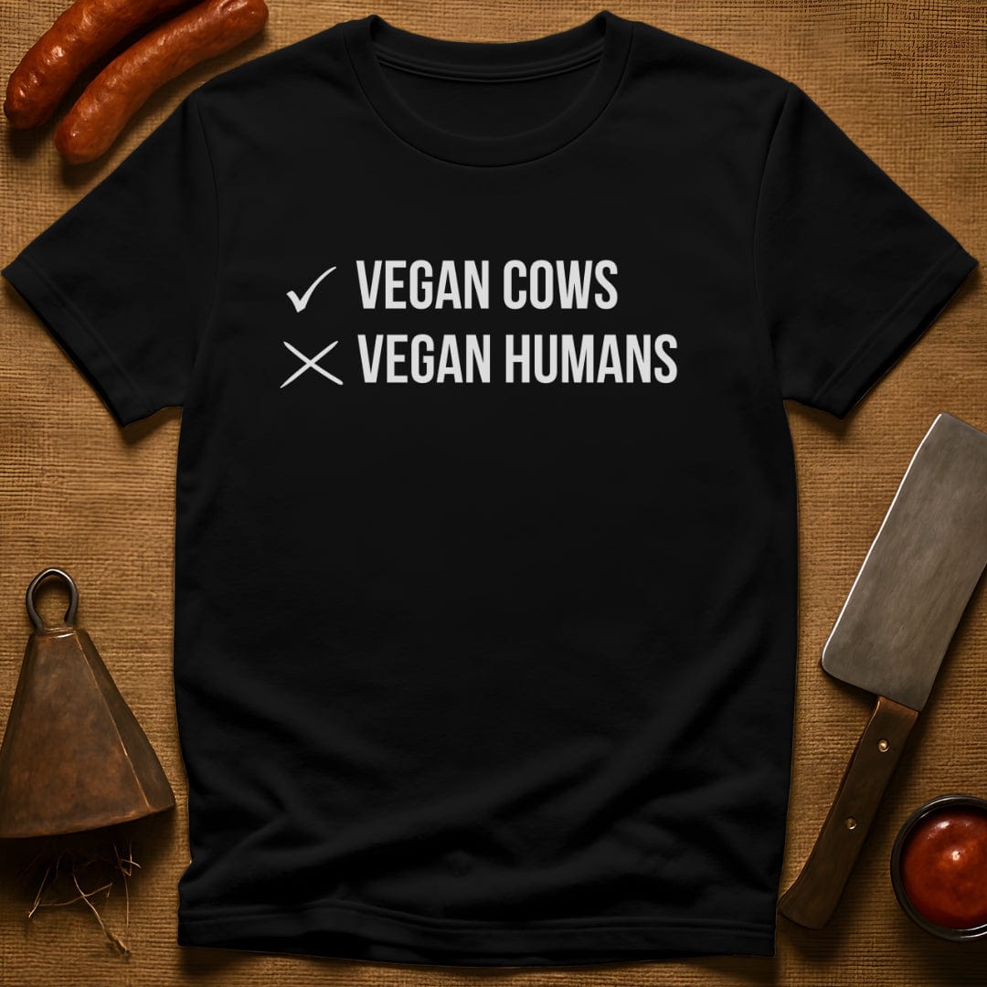 Vegan Cows vs Vegan Humans T-Shirt