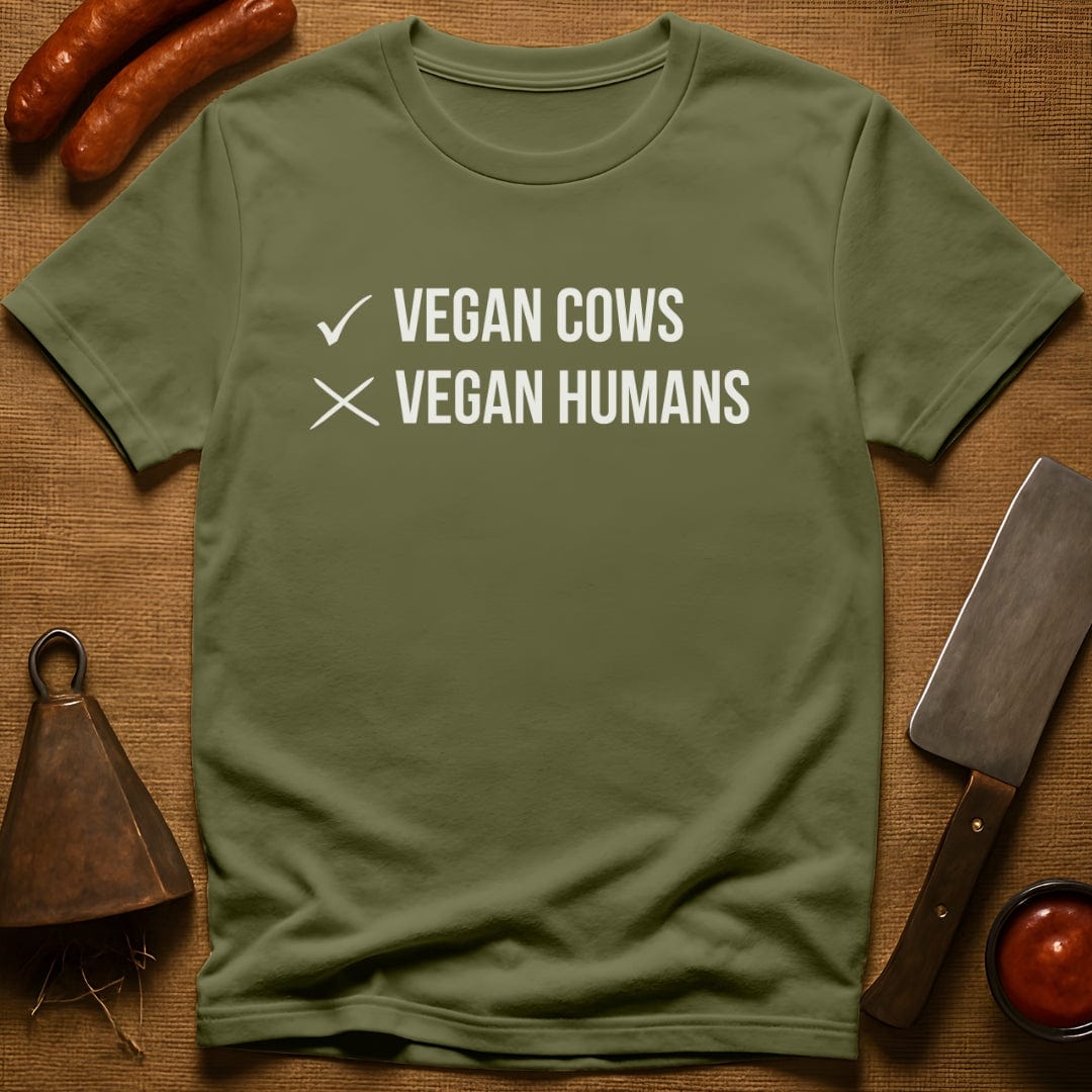 Vegan Cows vs Vegan Humans T-Shirt