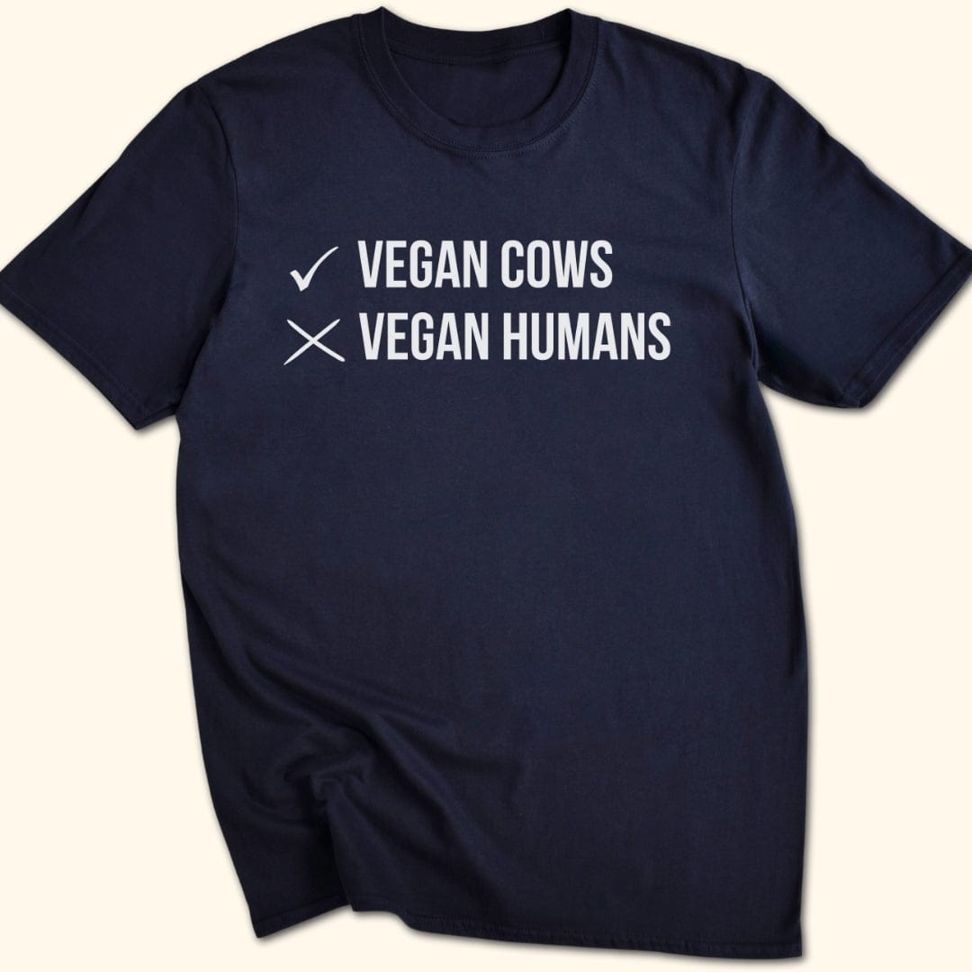 Vegan Cows vs Vegan Humans T-Shirt