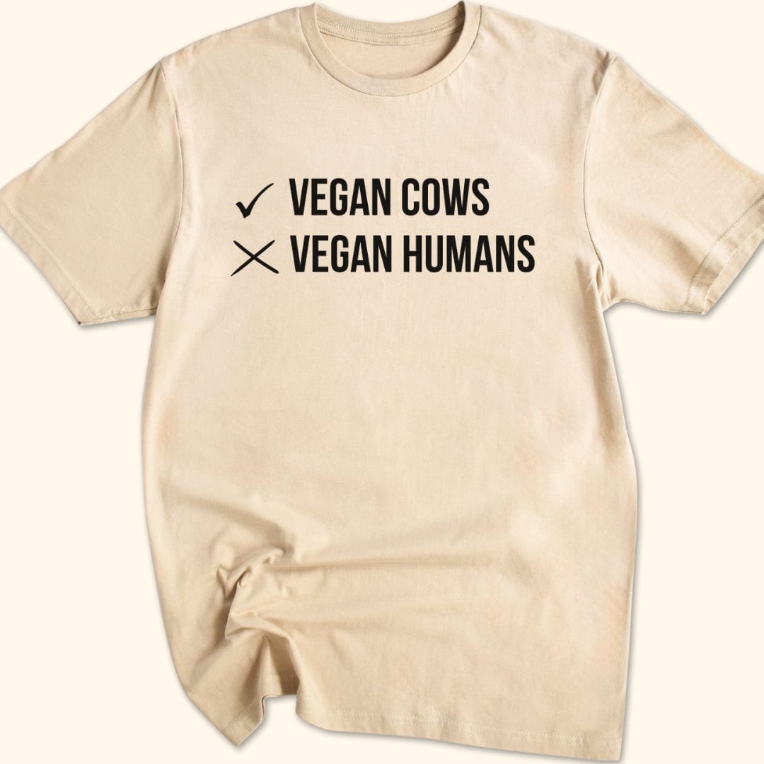 Vegan Cows vs Vegan Humans T-Shirt