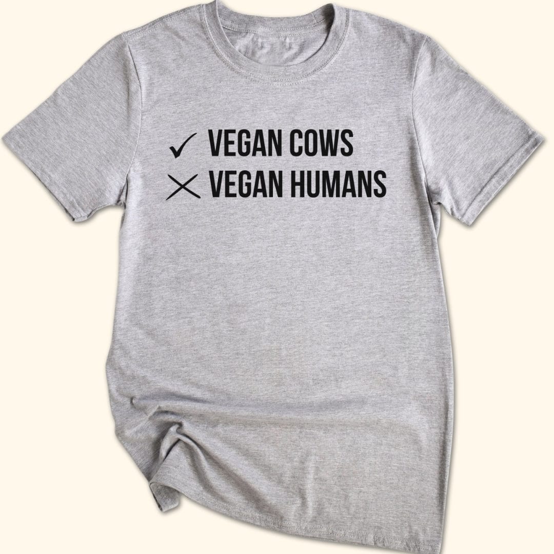 Vegan Cows vs Vegan Humans T-Shirt