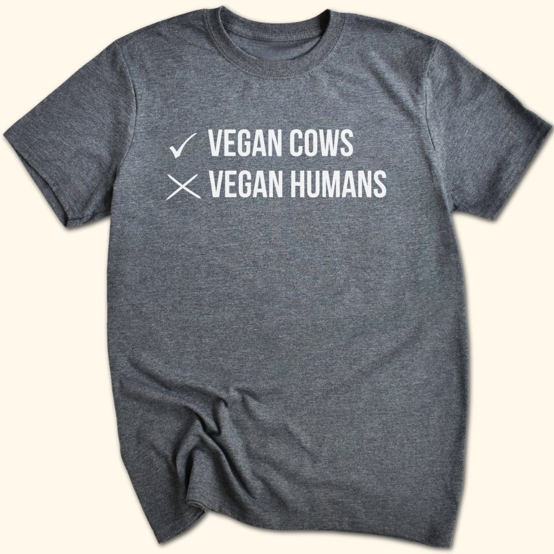 Vegan Cows vs Vegan Humans T-Shirt