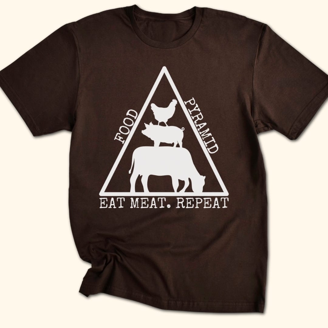 The Real Food Pyramid T-Shirt