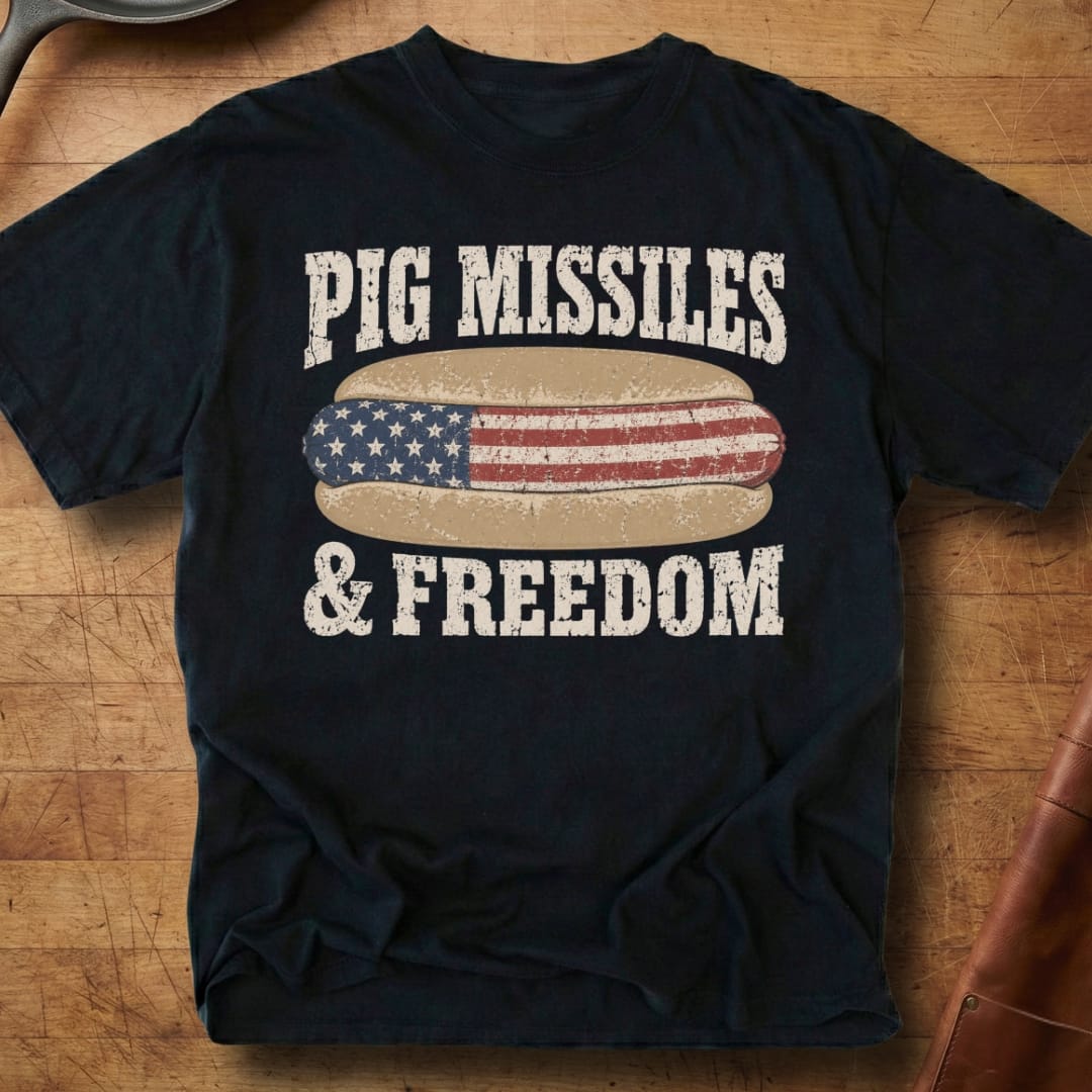 Pig Missiles & Freedom — Premium Tee