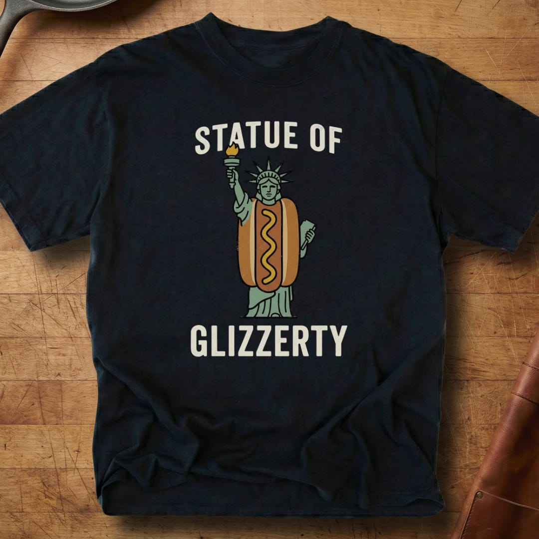 Statue of Glizzerty — Premium Tee