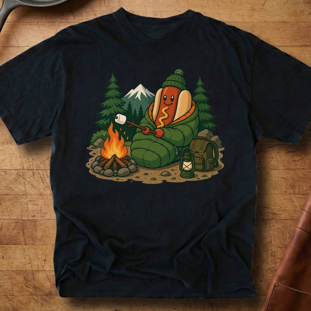 Camping Dog — Premium Tee