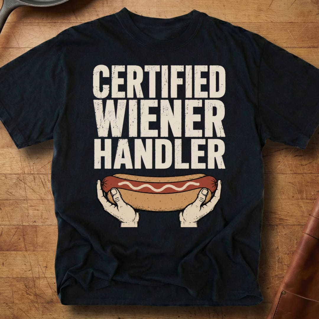 Certified Wiener Handler — Premium Tee