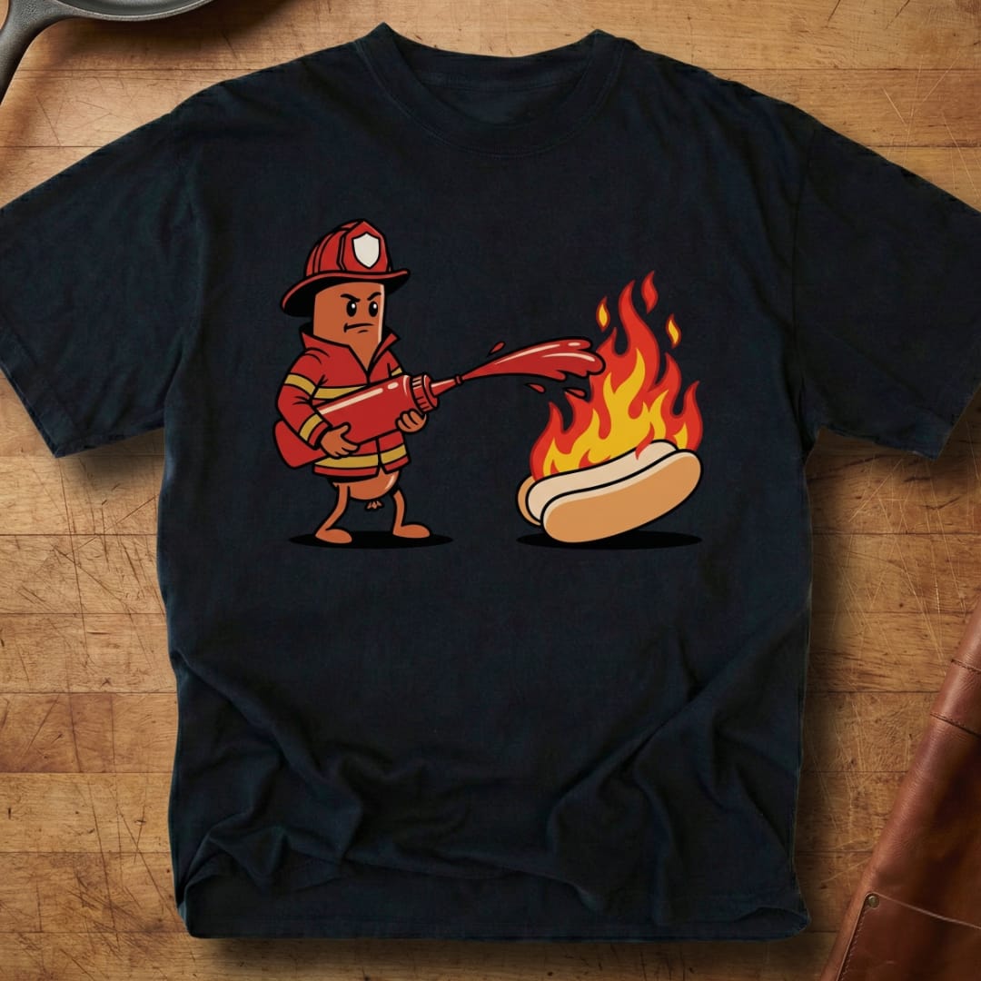 Firefighter Hotdog — Premium Tee