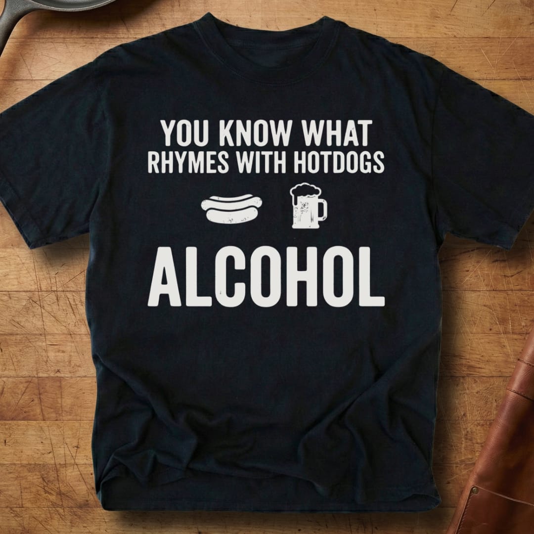 Hotdog Rhyme — Premium Tee