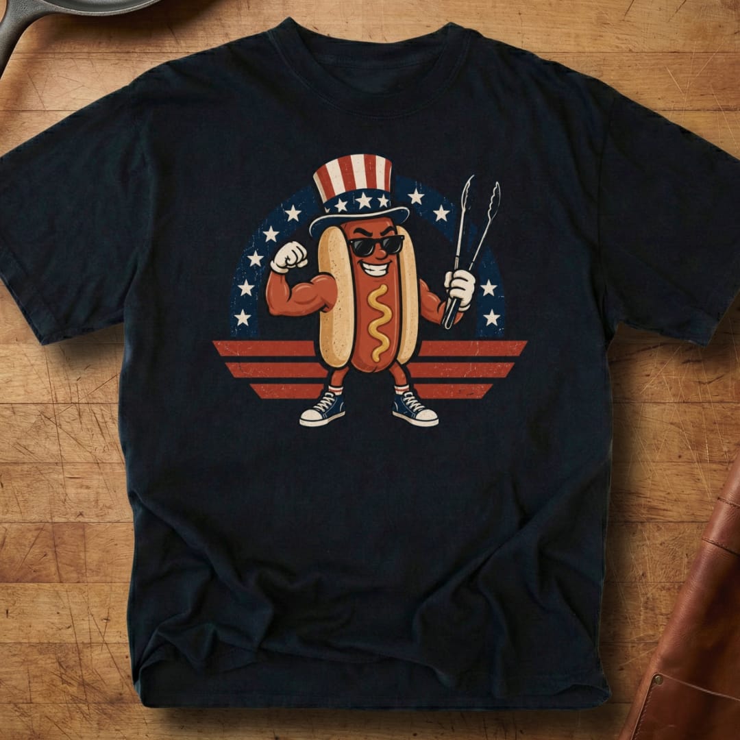 Flexin' Dog — Premium Tee