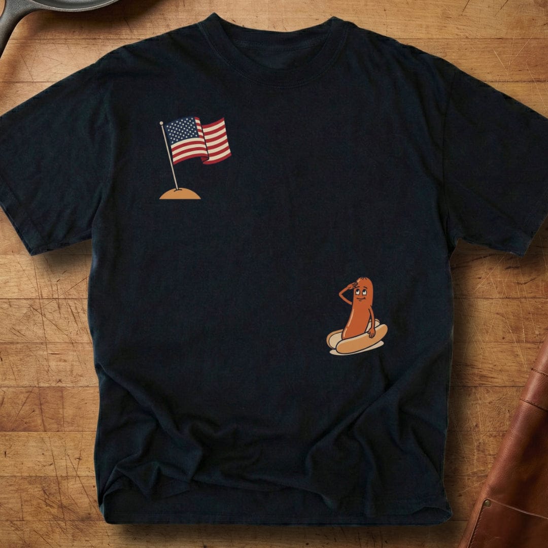 Hotdog Salute — Premium Tee