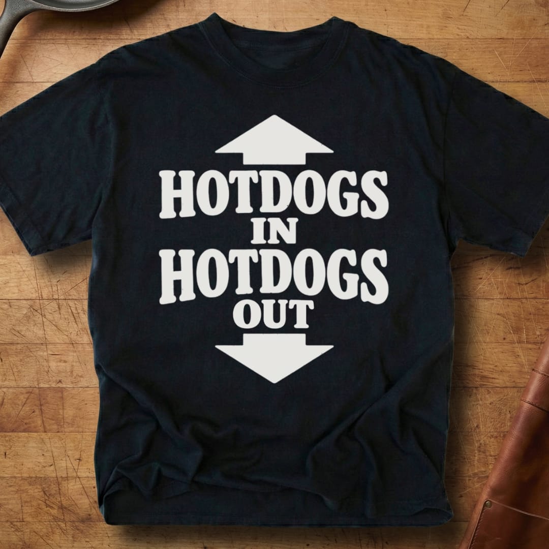 Hotdogs In, Hotdogs Out — Premium Tee