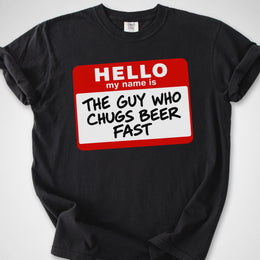 Chugs Beer Fast — Premium Tee