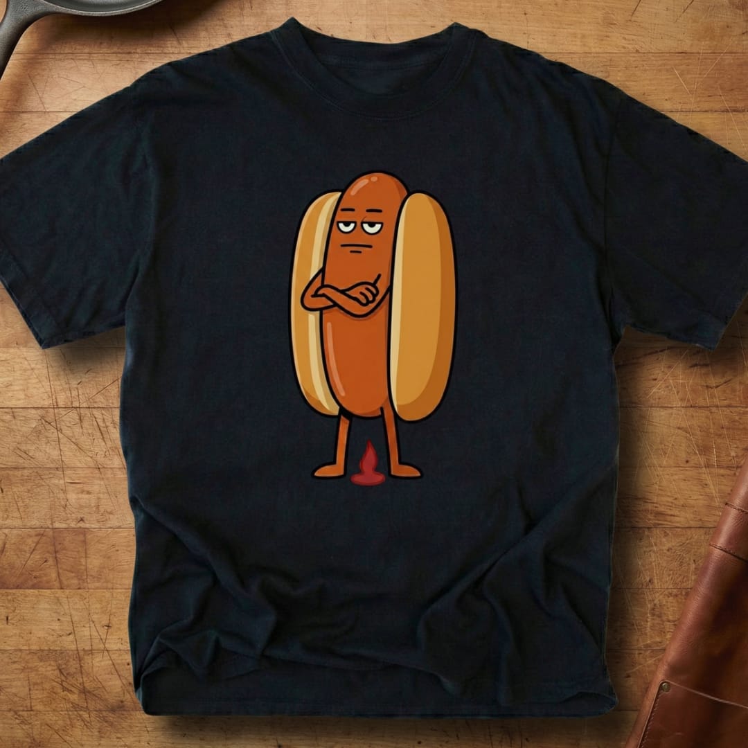 Hotdog Don't Give A... — Premium Tee