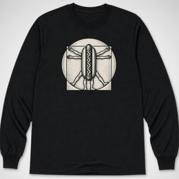 Vitruvian Glizzy — Long Sleeve Tee