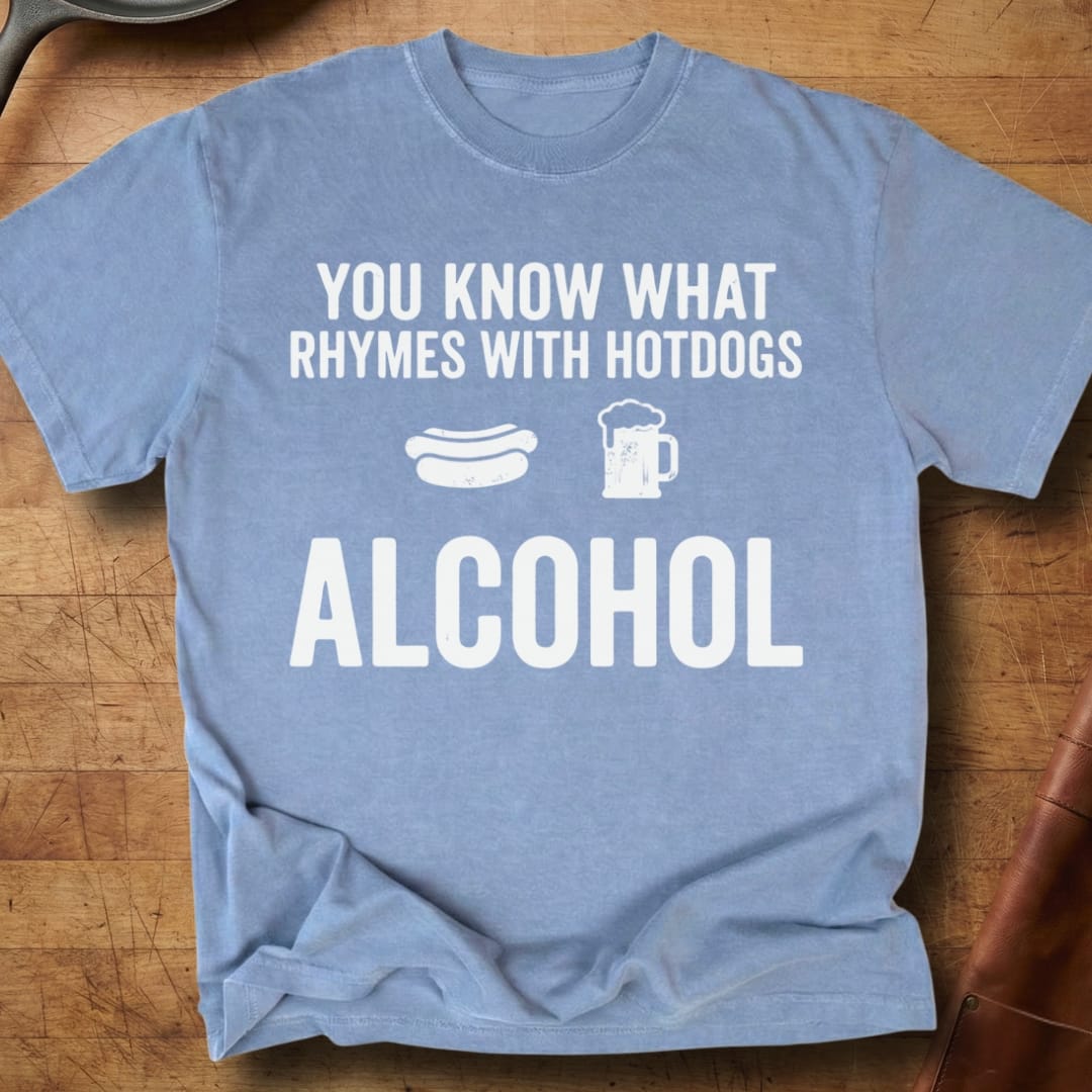 Hotdog Rhyme — Premium Tee
