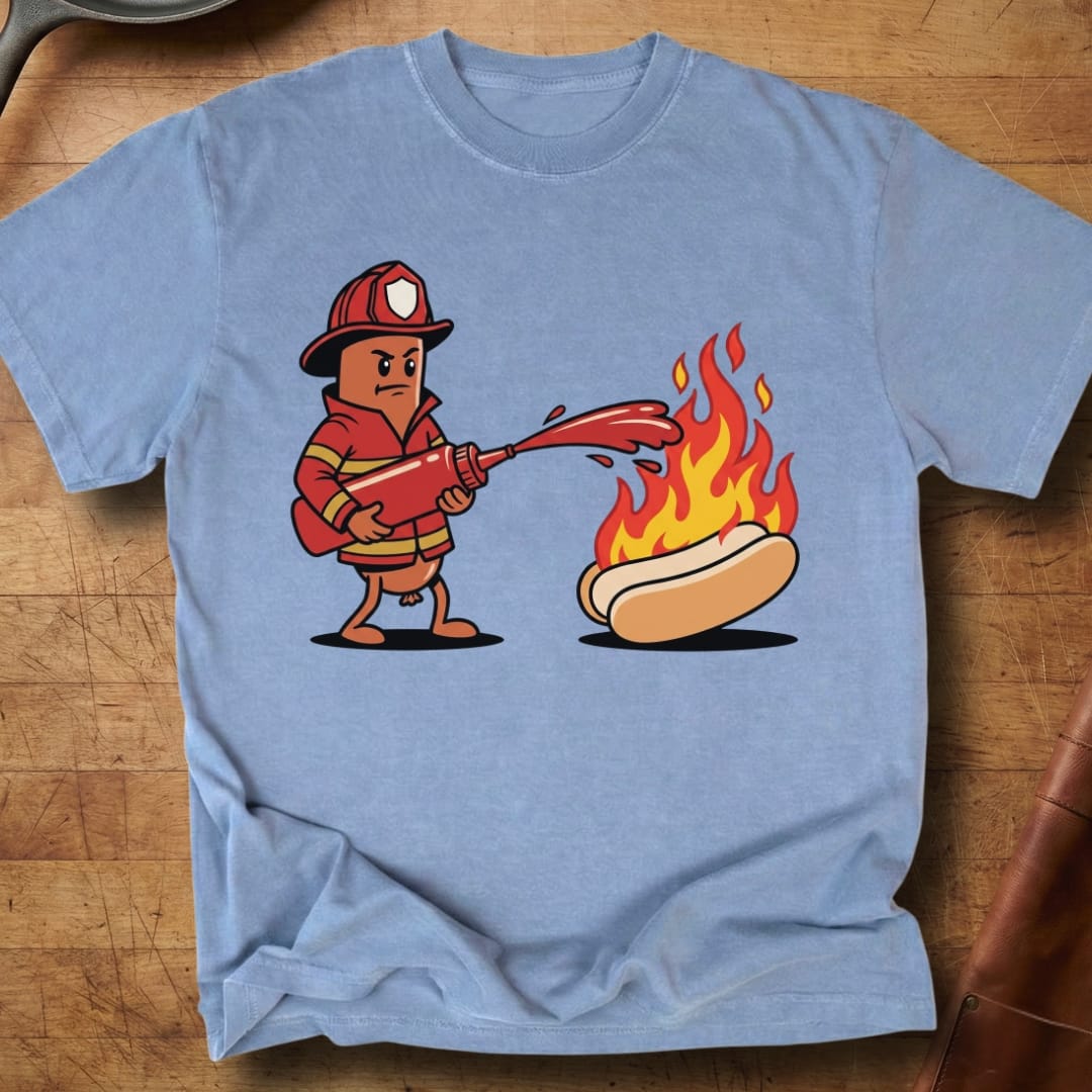 Firefighter Hotdog — Premium Tee
