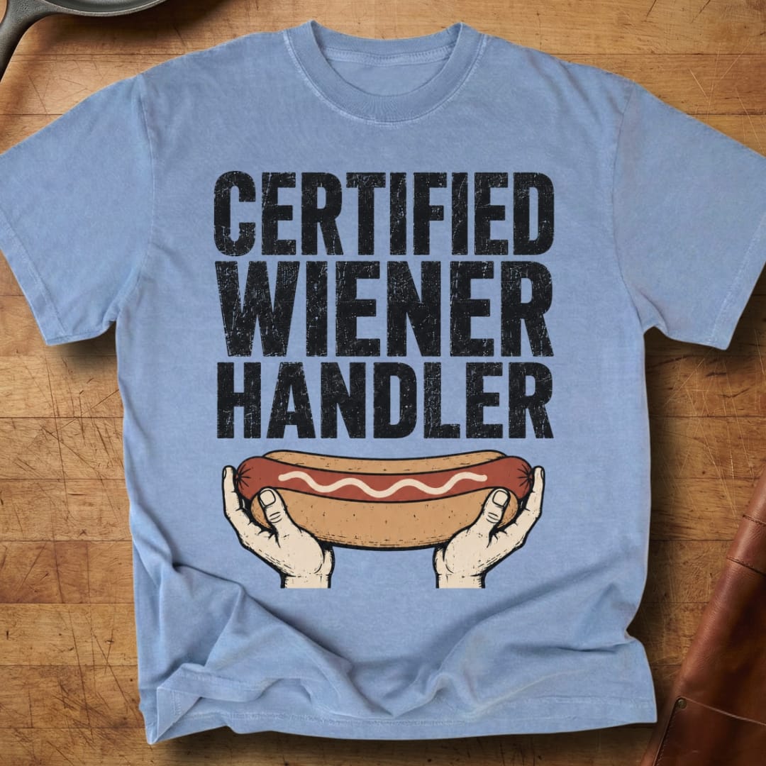 Certified Wiener Handler — Premium Tee