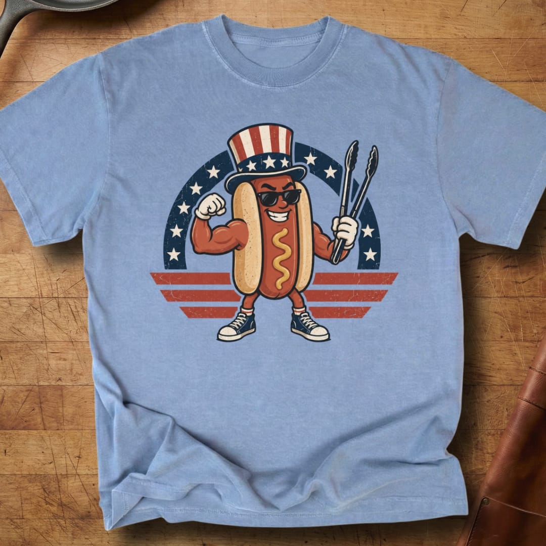 Flexin' Dog — Premium Tee