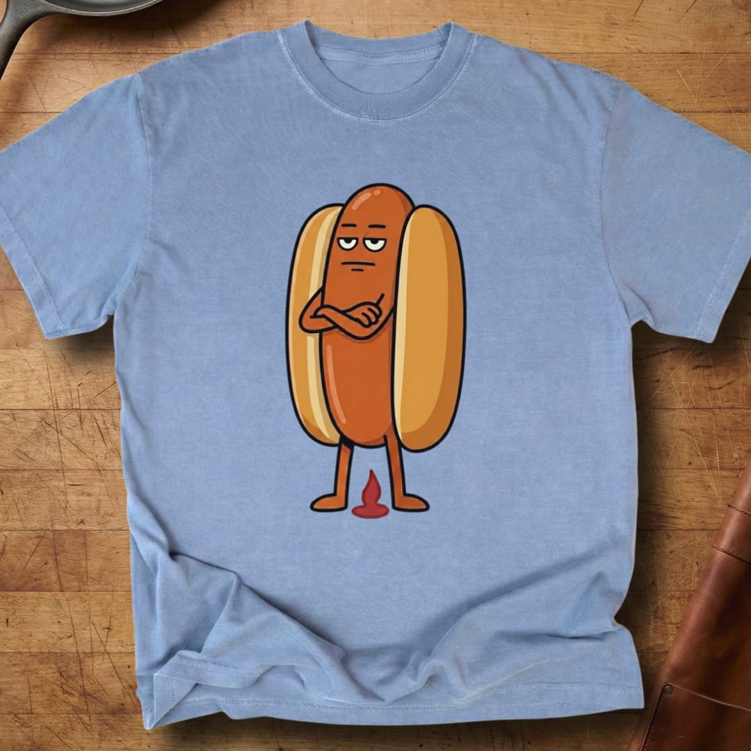 Hotdog Don't Give A... — Premium Tee