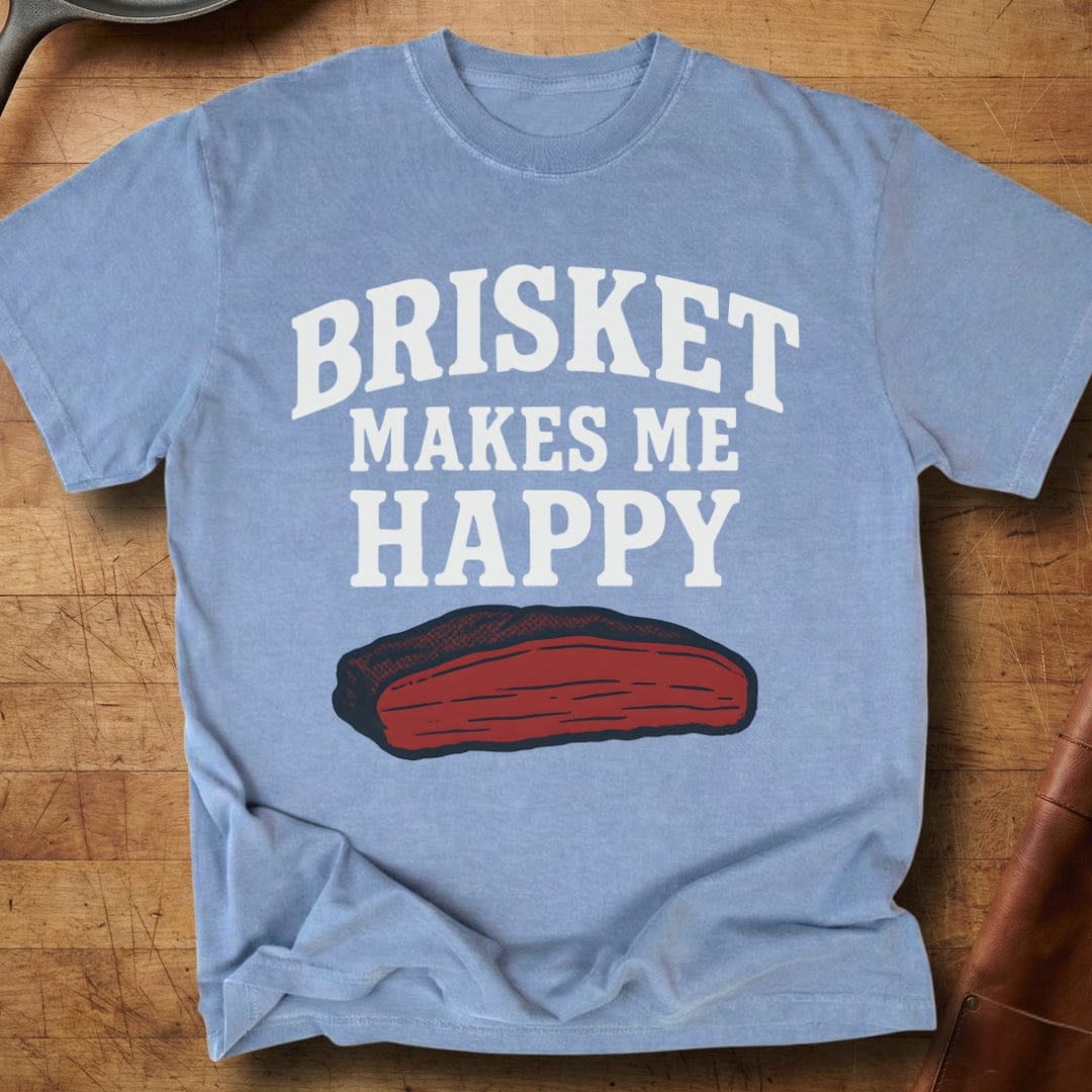 Brisket Makes Me Happy — Premium Tee