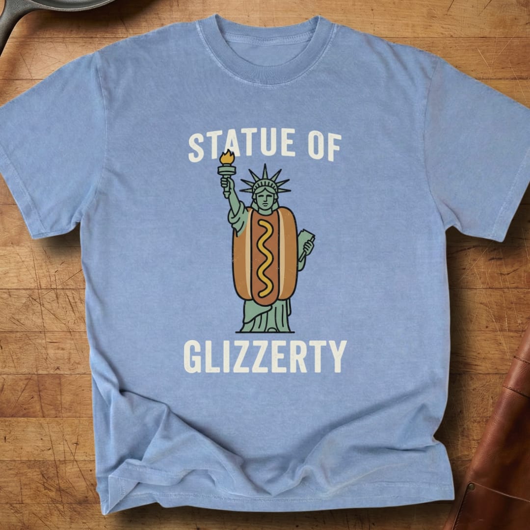 Statue of Glizzerty — Premium Tee