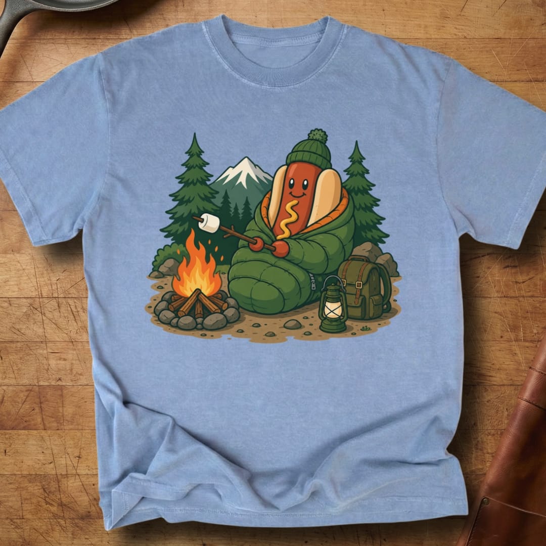 Camping Dog — Premium Tee