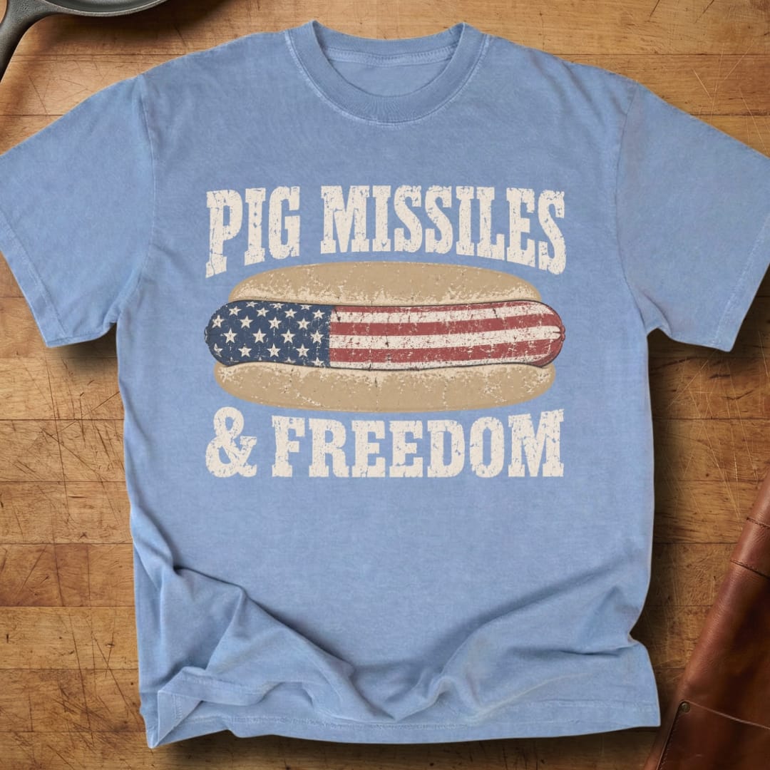 Pig Missiles & Freedom — Premium Tee