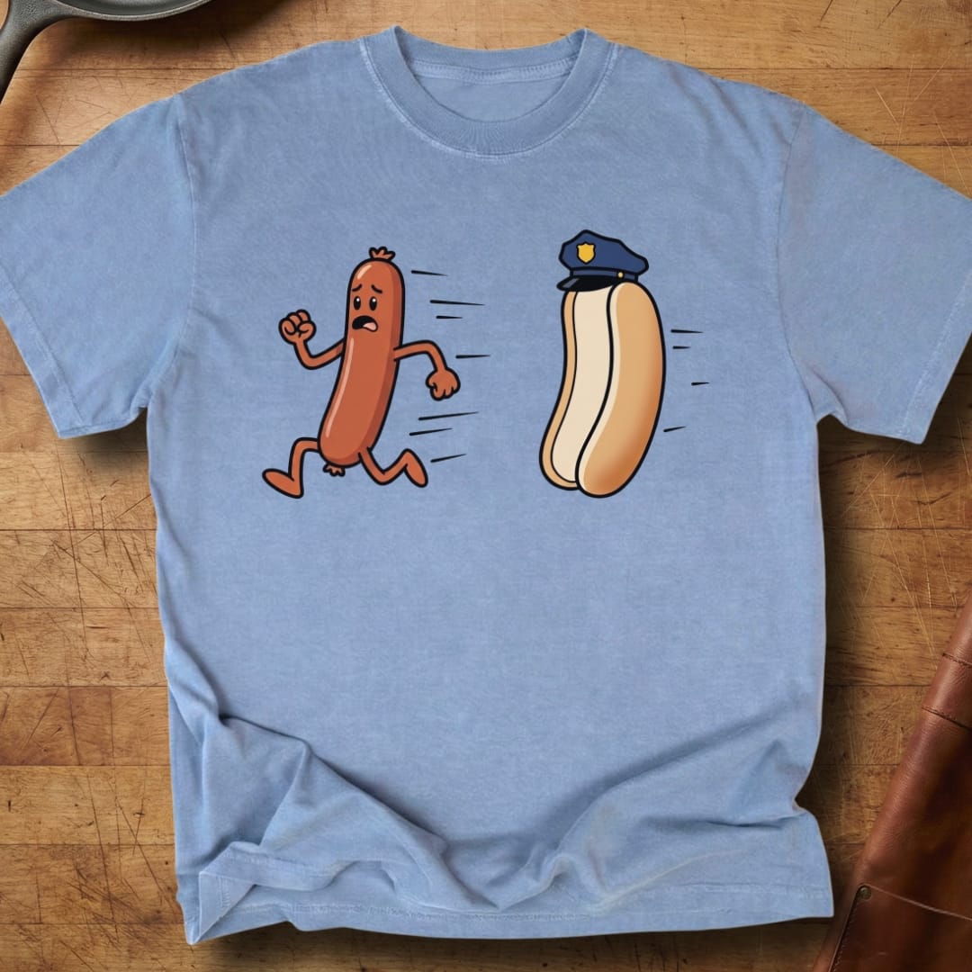 Hotdog on the Run — Premium Tee