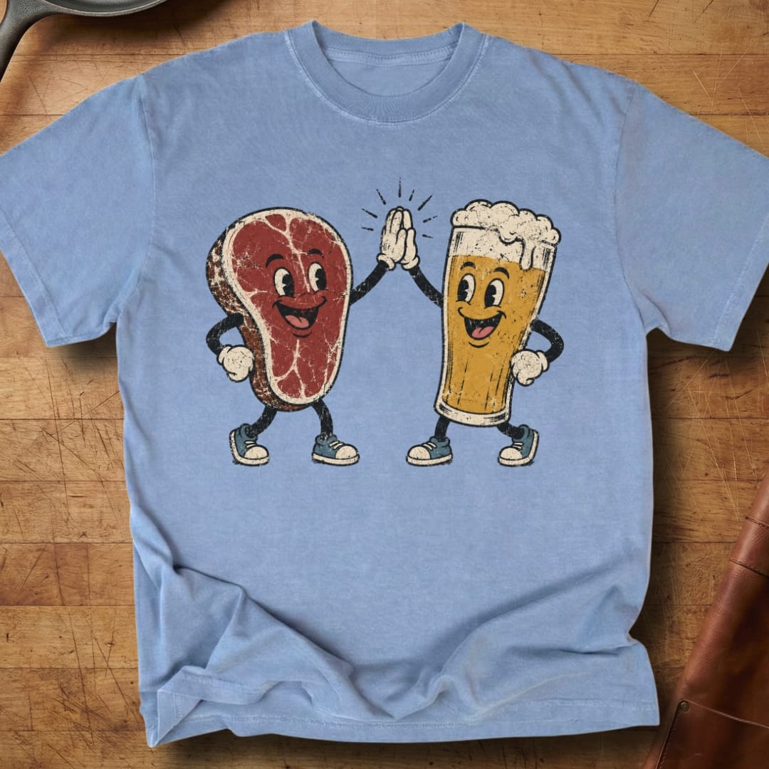 Steak & Suds — Premium Tee