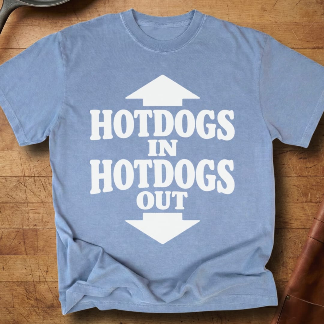 Hotdogs In, Hotdogs Out — Premium Tee