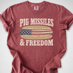 Pig Missiles & Freedom — Premium Tee