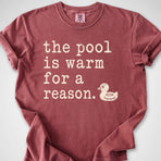 Pool Is Warm — Premium Tee