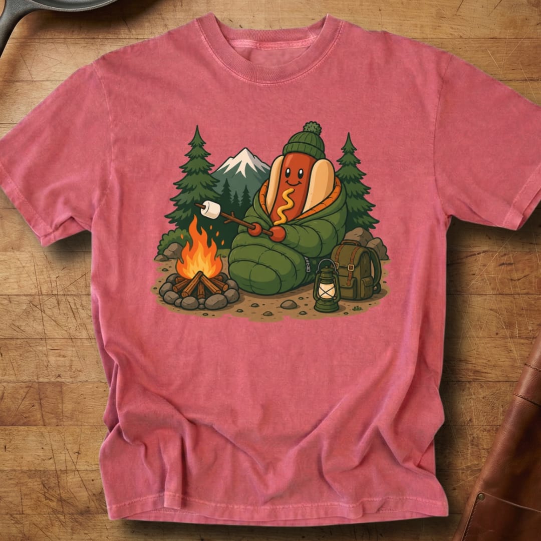 Camping Dog — Premium Tee