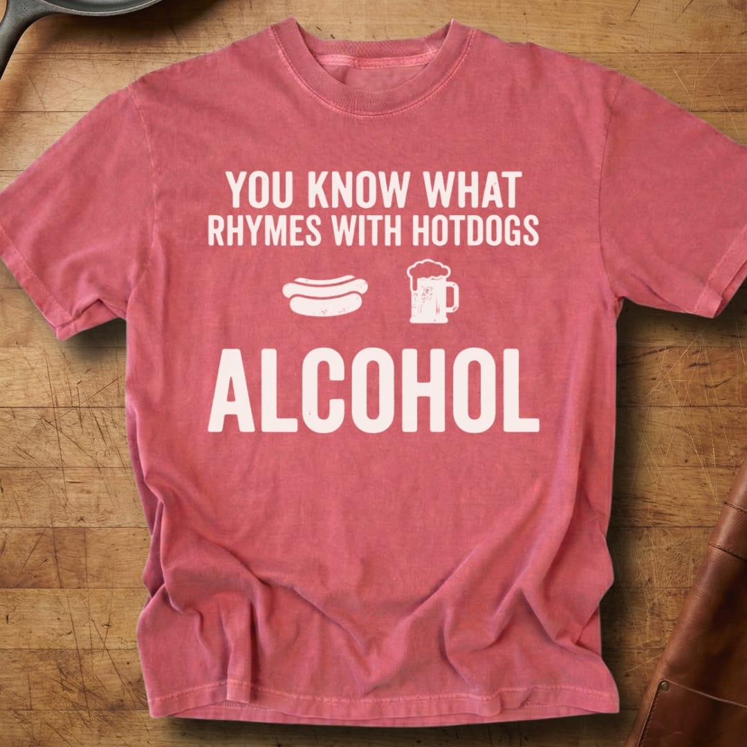 Hotdog Rhyme — Premium Tee