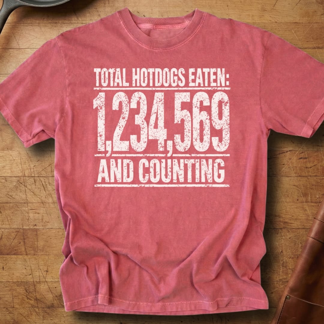 Total Hotdogs Eaten — Premium Tee