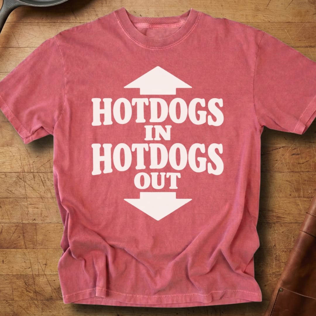 Hotdogs In, Hotdogs Out — Premium Tee