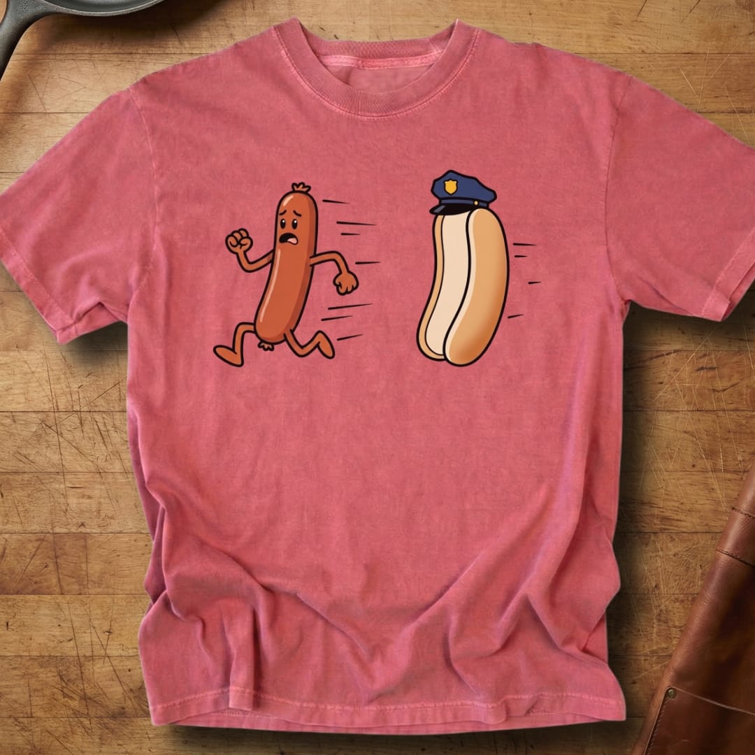Hotdog on the Run — Premium Tee