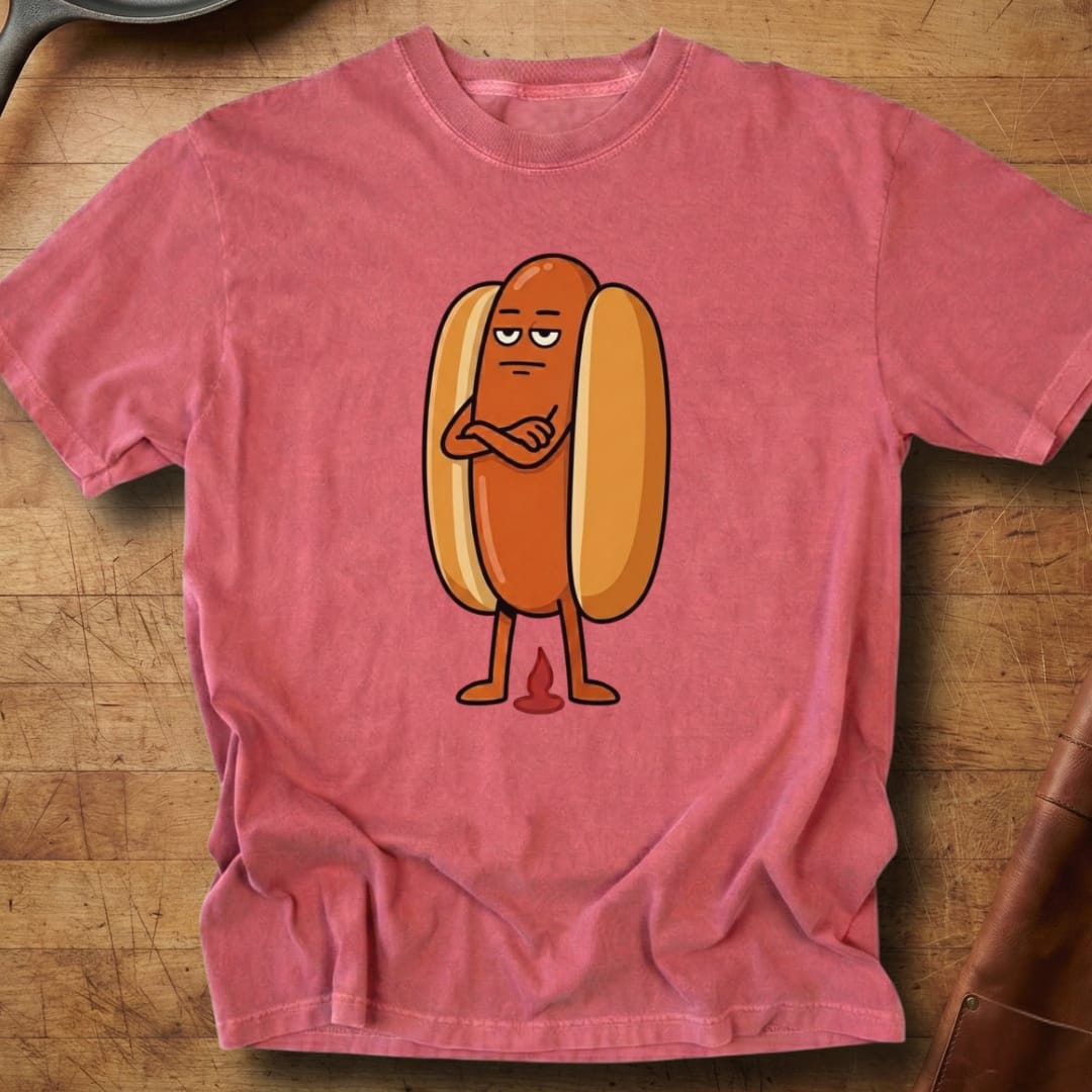 Hotdog Don't Give A... — Premium Tee
