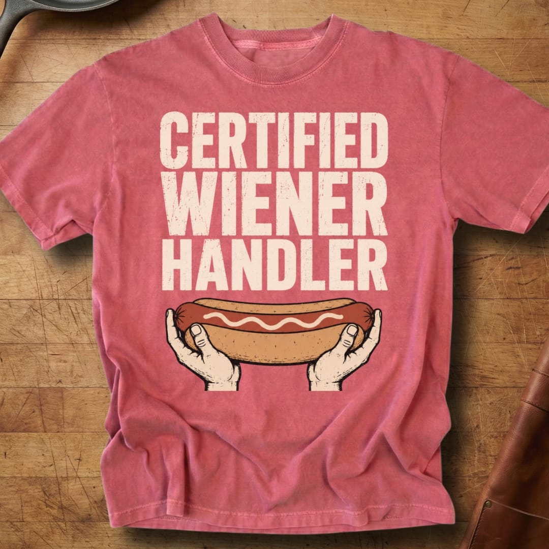 Certified Wiener Handler — Premium Tee