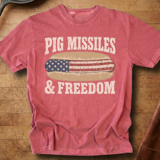 Pig Missiles & Freedom — Premium Tee