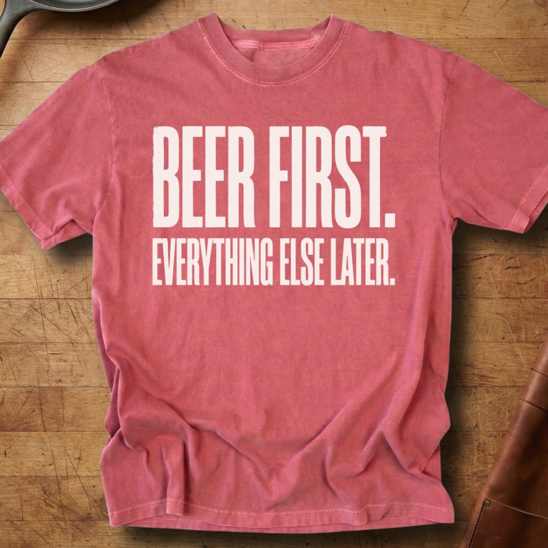 Beer First — Premium Tee